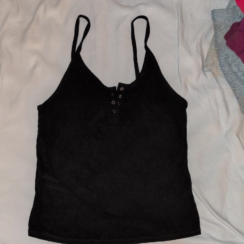 Target Black Sleeveless Fitted Camisole